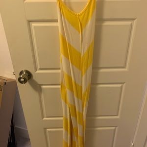 Gap yellow and white maxi